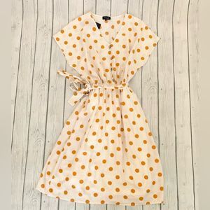 Roolee white polka dot midi dress-NWT-medium